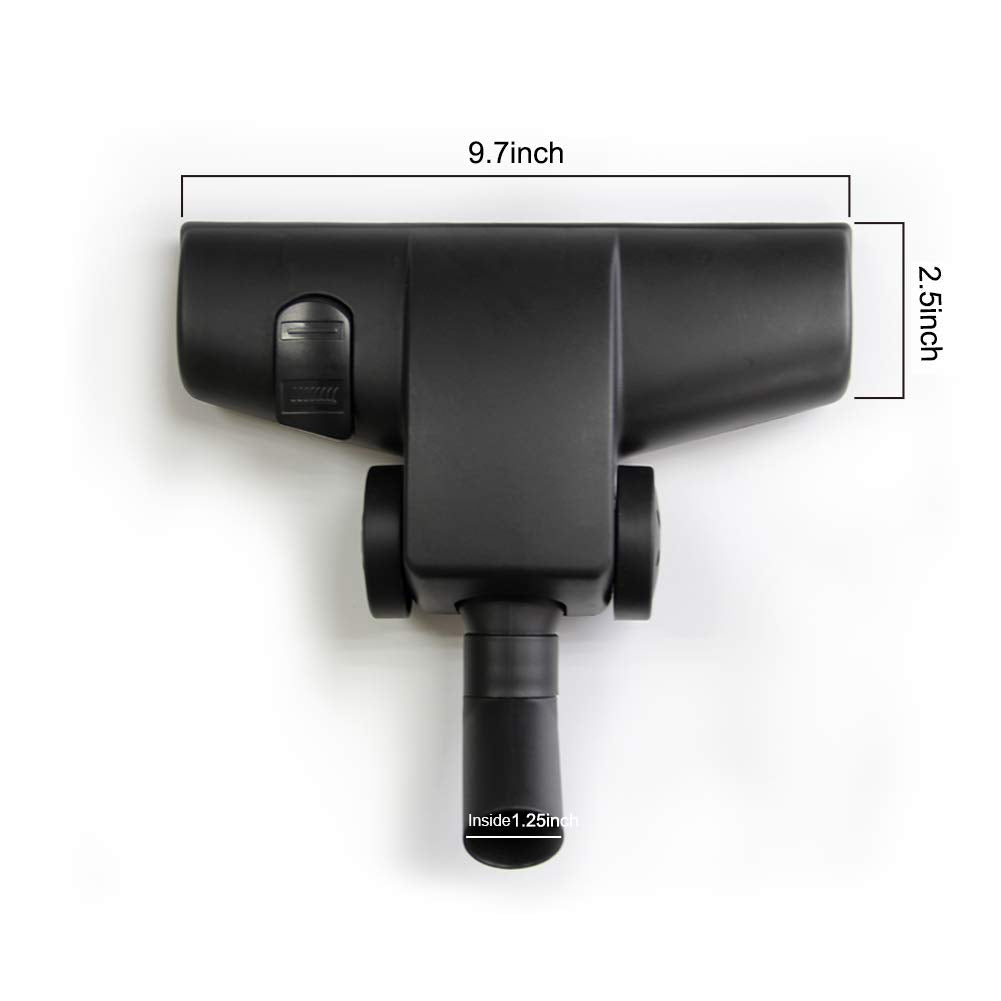 Ez Spares Compatible With 1 1/4'' 32Mm Universal Vacuum Cleaner Brush Head 2 New Functions Choose(On Floor&Carpet)
