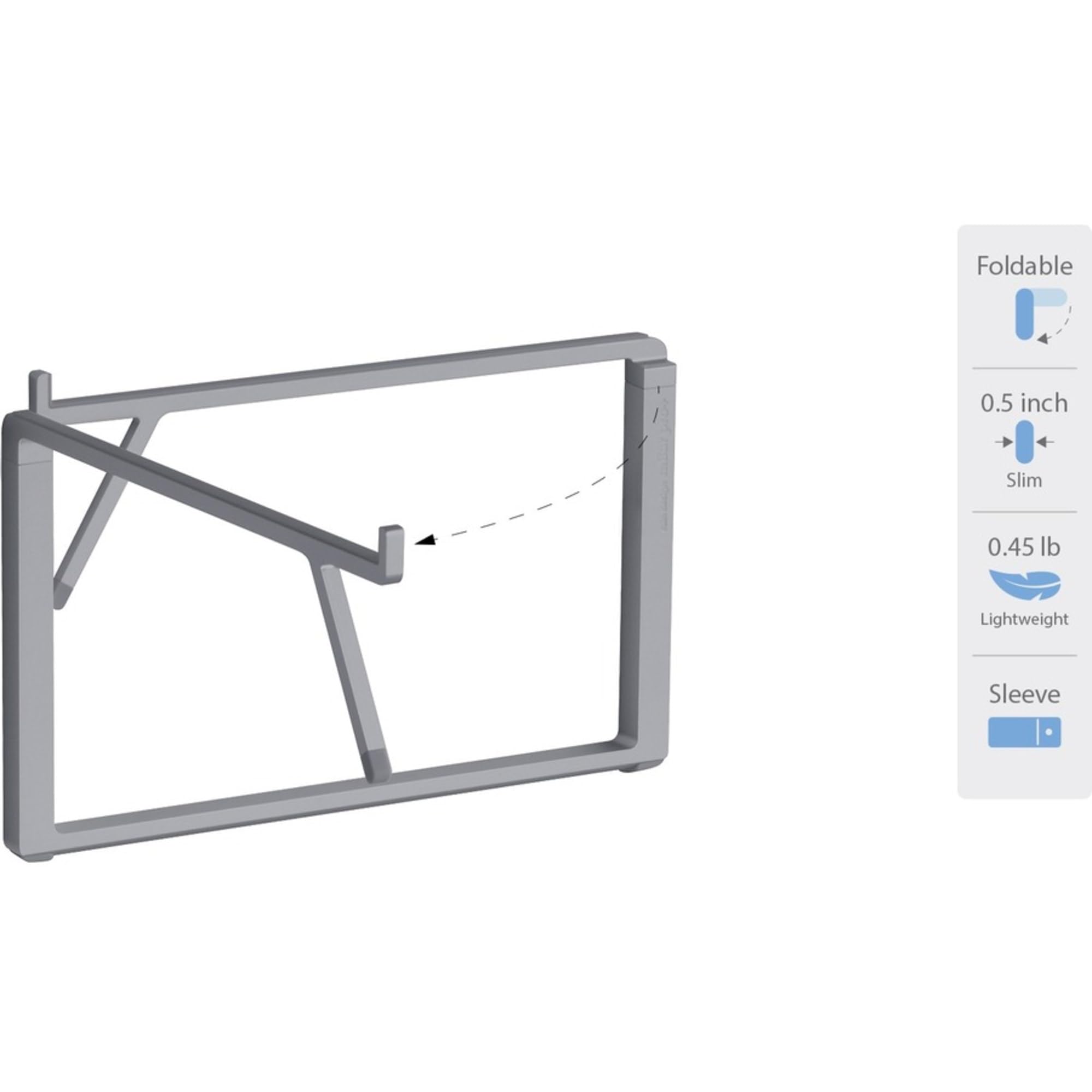 Rain Design 10085 Mbar Pro+ Foldable Laptop Stand - Space Gray