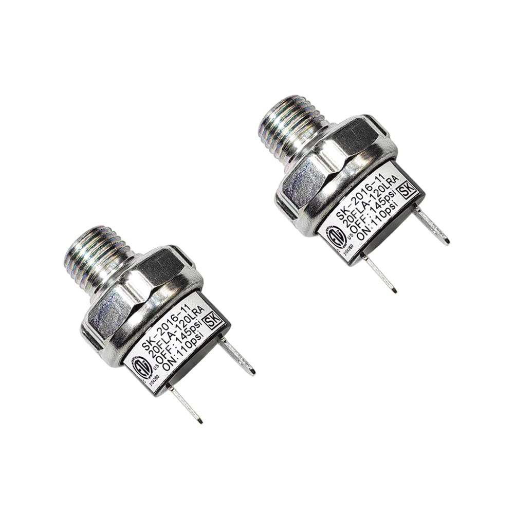 Pair Of Air Pressure Switch 110 145 Psi Tank Mount Type Thread 1/4'' Npt 12V 24V Dc Air Compressor Pressure Switch For Air Train