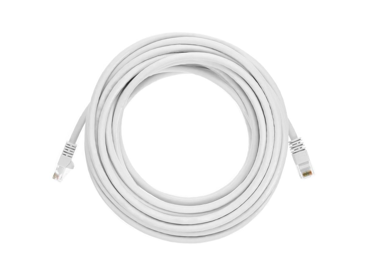 Monoprice 25Ft 24Awg Cat6 550Mhz Utp Ethernet Bare Copper Network Cable   White
