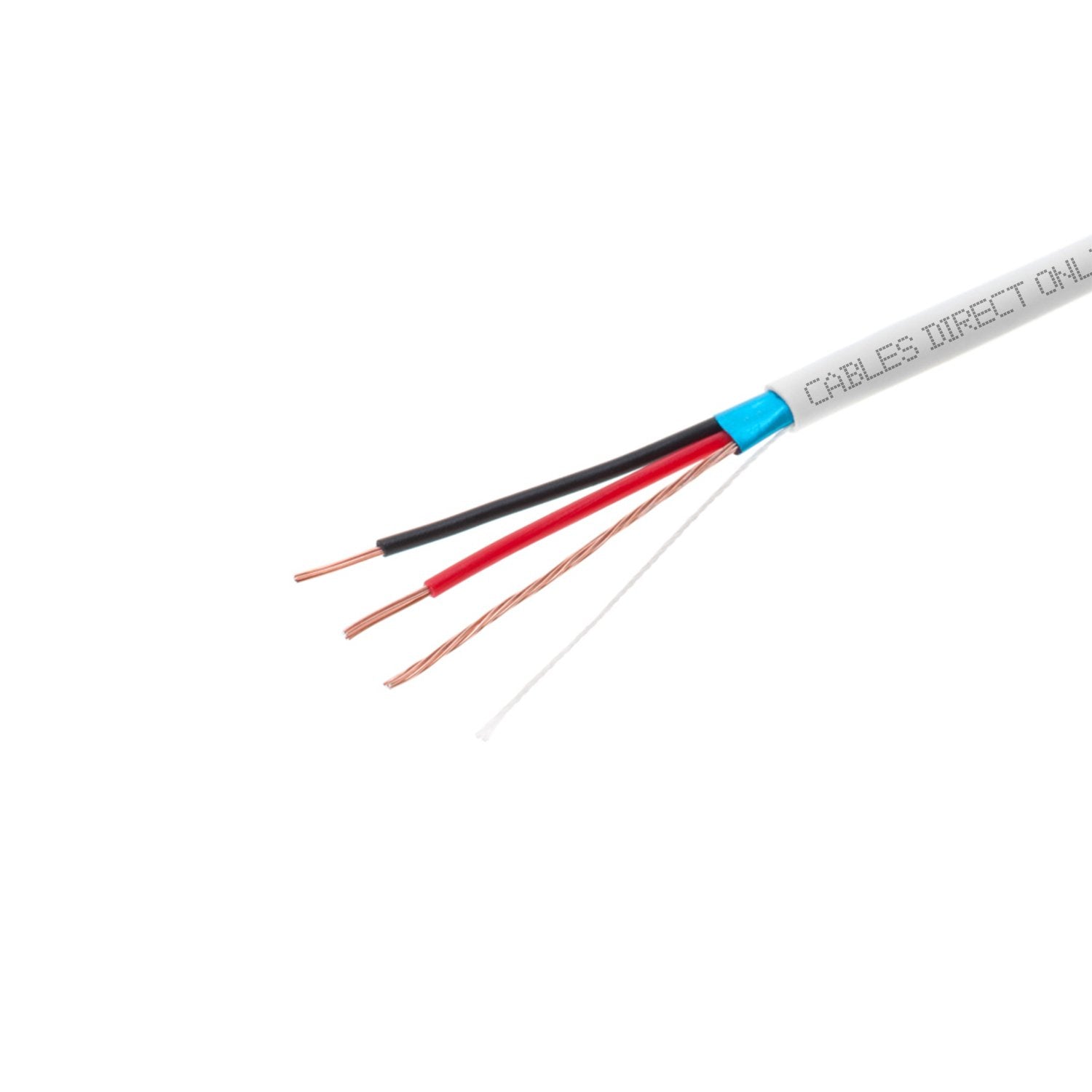 Cables Direct Online Bulk 22/2 Shieleded (Ftp) Solid Conductor Cable 500Ft Fire/Security Burglar Station Wire Security (Shielded