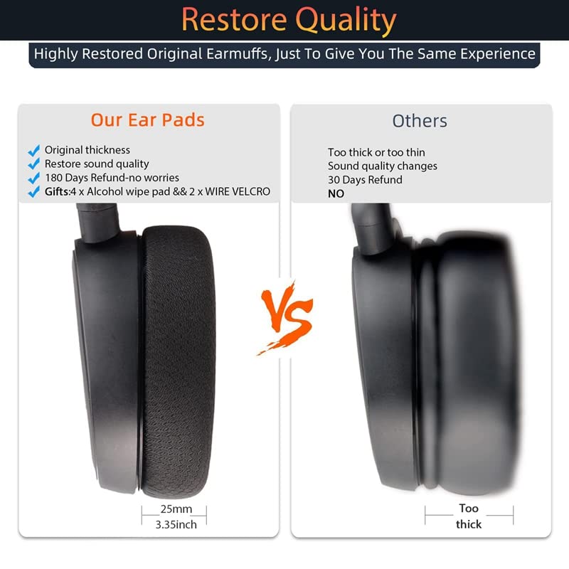 Arctis 9X Replacement Earpad Arctis Raw Ear Cushion Pads Compatible With Steelseries Arctis1 Arctis3 Arctis5 Arctis7 Arctis9X Ar