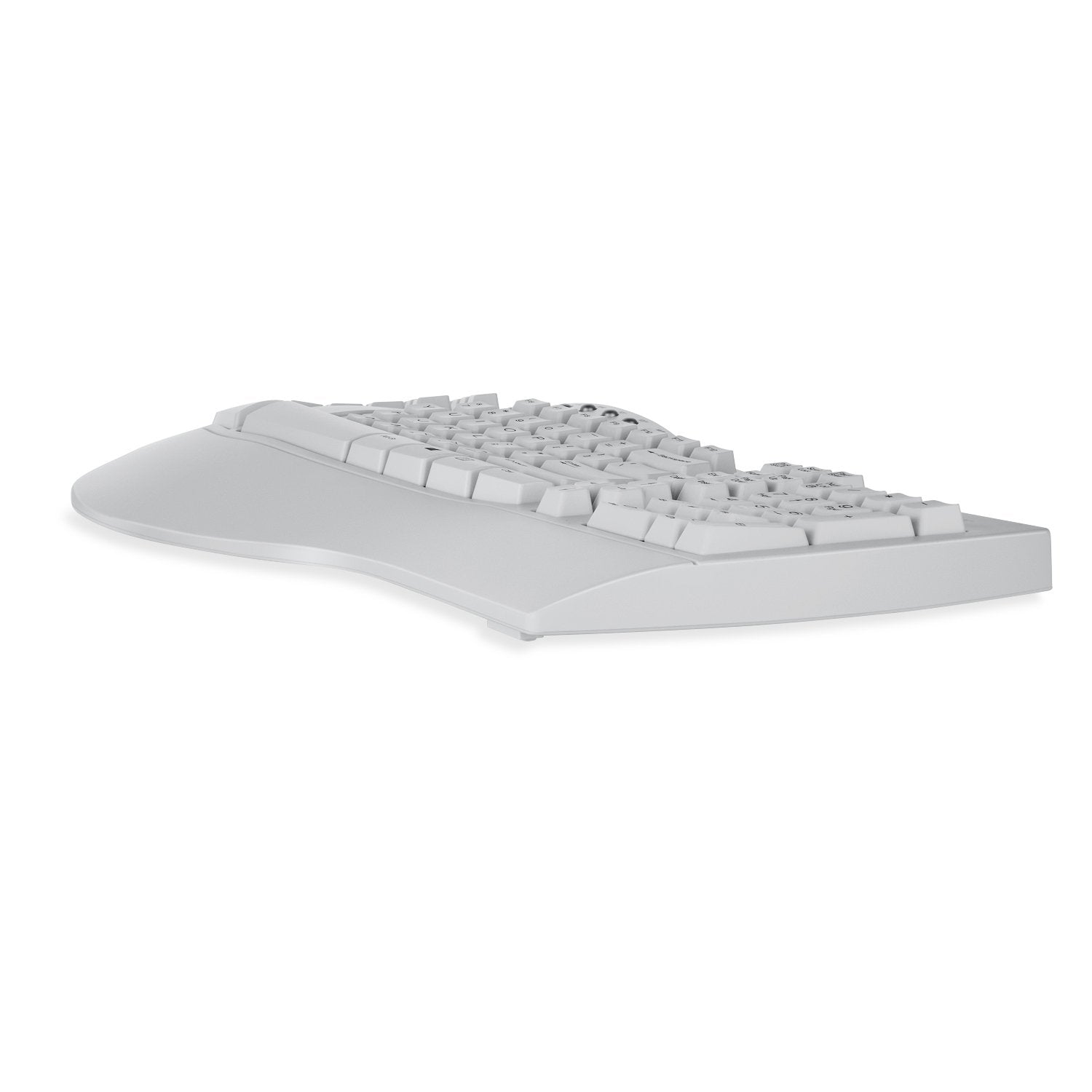 Perixx Periboard 512W Periboard 512 Ergonomic Split Keyboard   Natural Ergonomic Design   White   Bulky Size 19.09'X9.29'X1.73', Us English Layout