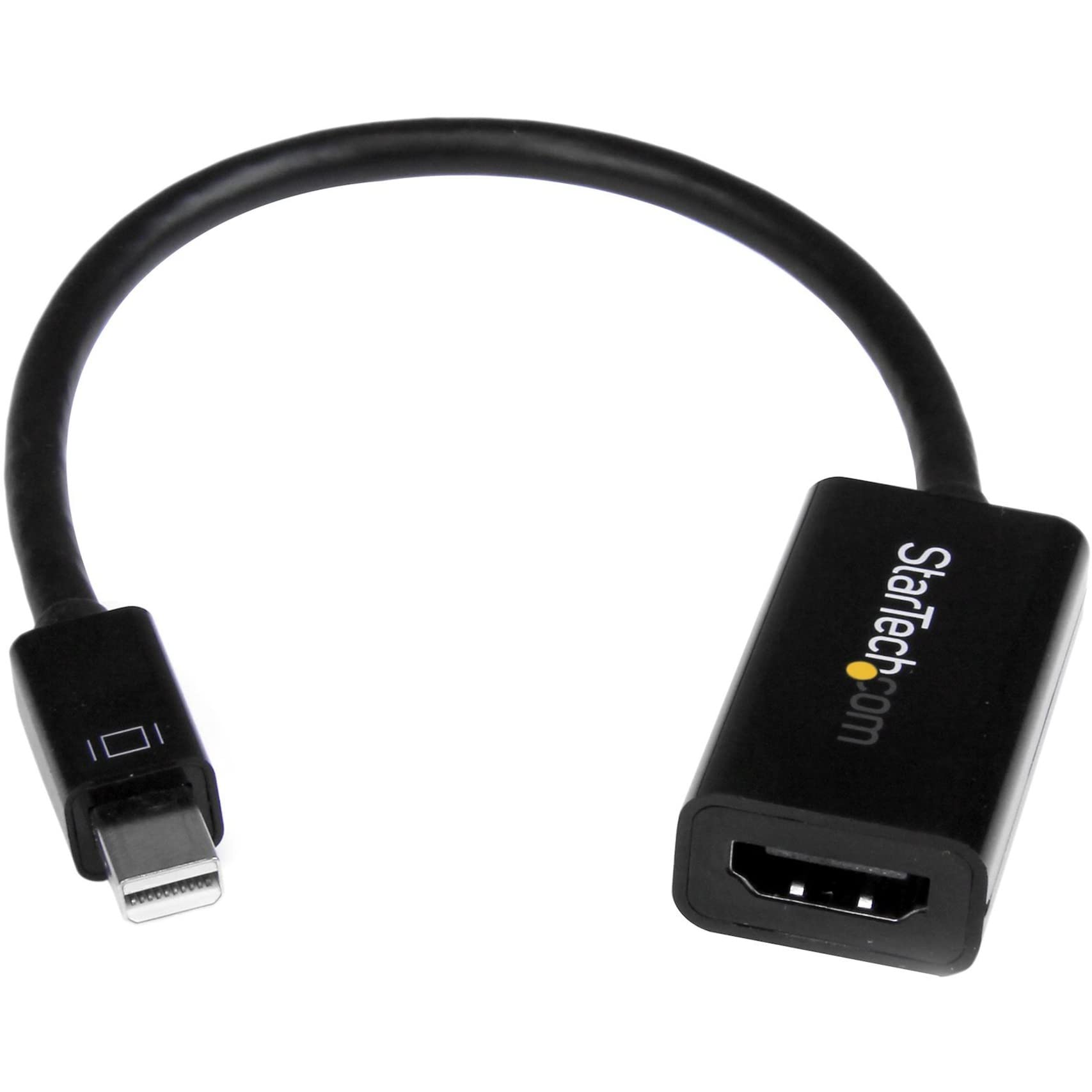 Startech.Com Mini Displayport To Hdmi Adapter   Active Mdp To Hdmi Video Converter   4K 30Hz   Mini Dp Or Thunderbolt 1/2 Mac/Pc