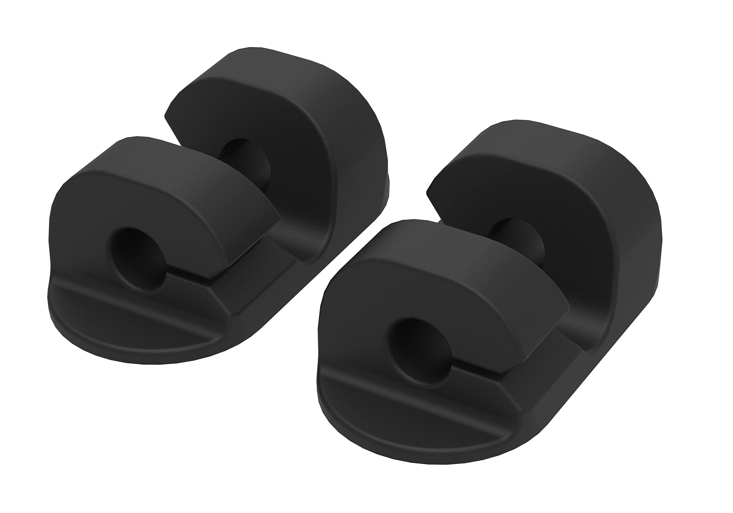 Scosche Cmaa2 6Pkrp Stick Em Adhesive Cable Management Clip Organizers (6 Pk) Black