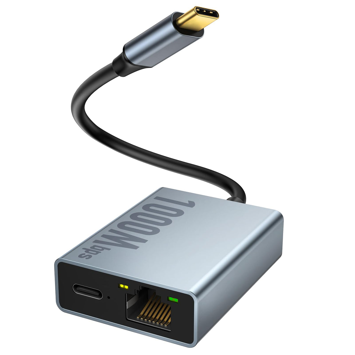 Zexmte Gigabit Ethernet Adapter For Chromecast With Google Tv, Usb C To Rj45 1000Mbps Ethernet Adapter Compatible With Chromecas