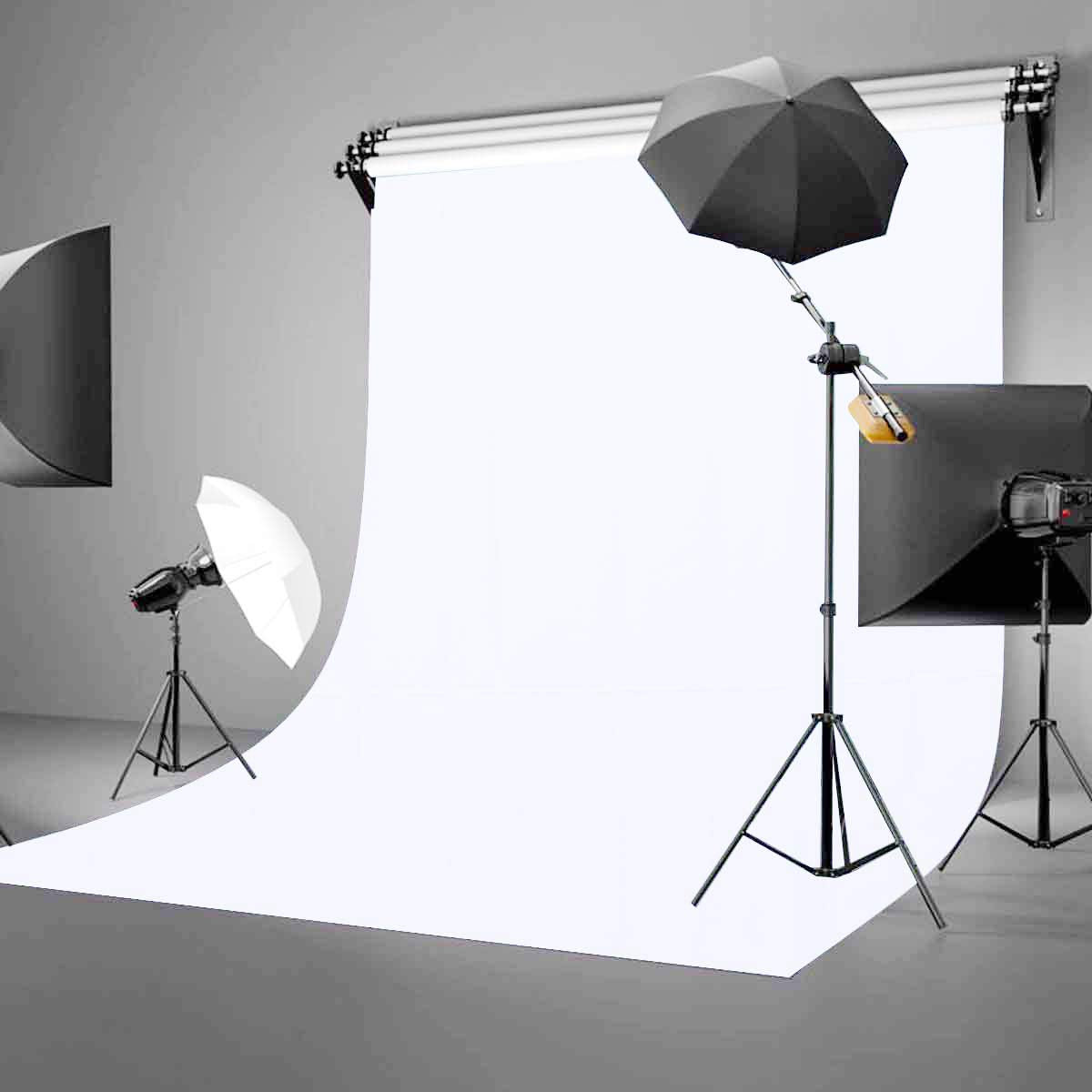 Lylycty 5X7Ft [Backdrop] White Screen Key Soft Pure White Studio Photography Background Id Photo, Customized Props Ly164