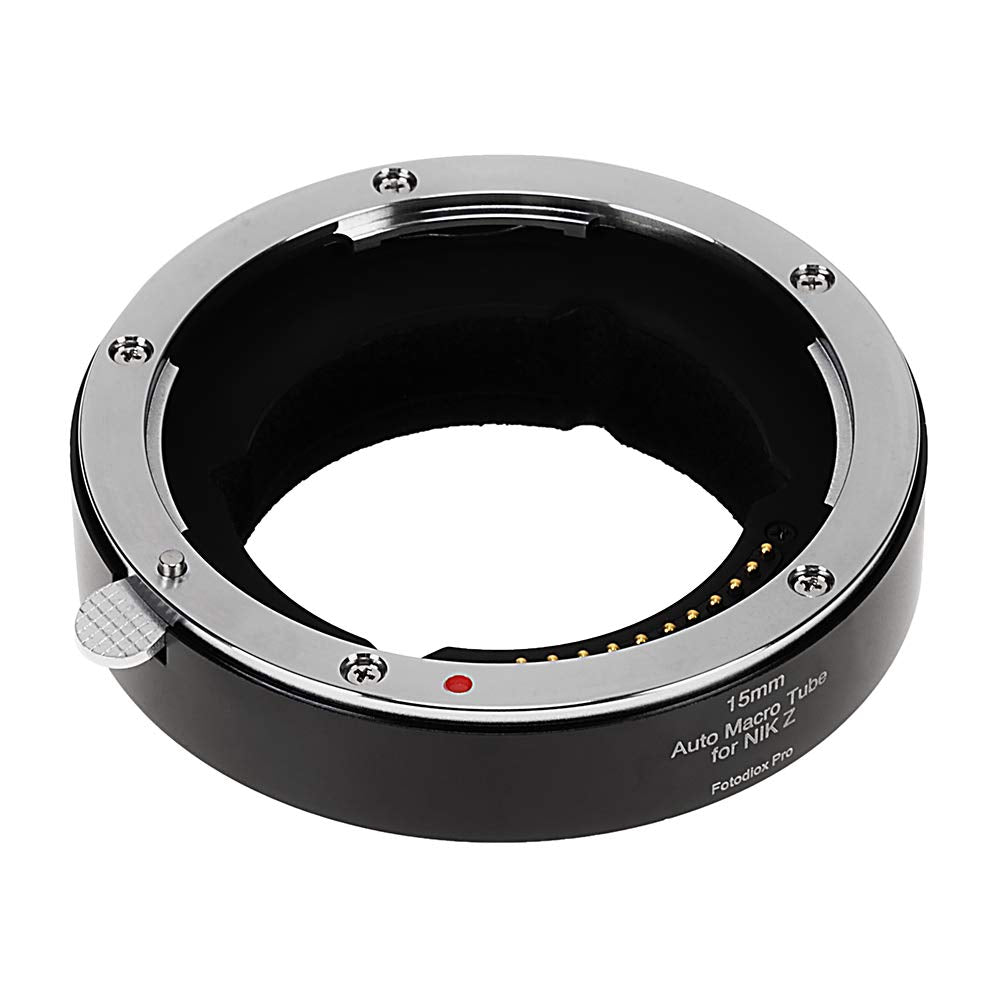 Fotodiox Pro Automatic Macro Extension Tube, 15Mm Section - For Nikon Z-Mount Milc Cameras For Extreme Close-Up Photography