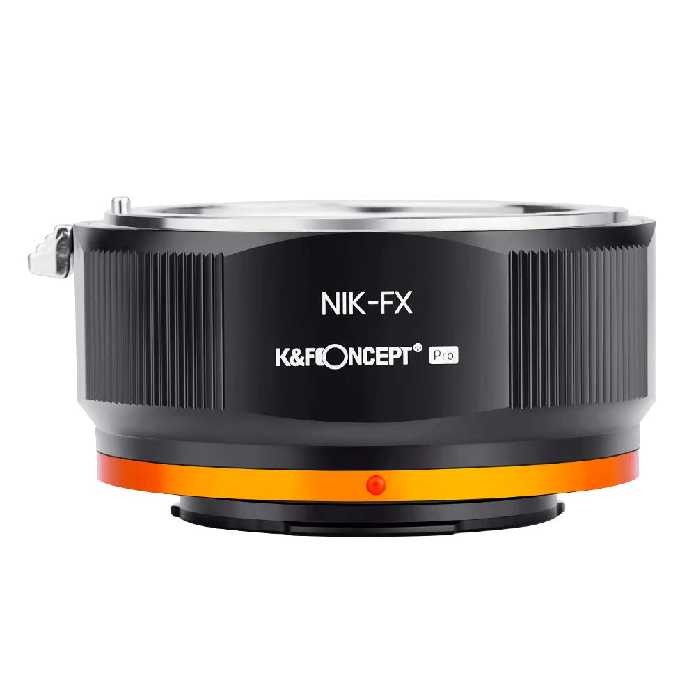 K&F Concept Lens Mount Adapter For Nikon Ai/F Mount Lens To Fujifilm X Series Mirrorless Fx Mount Camera Adapter With Matting Varnish Design For Fuji Xt2 Xt20 Xe3 Xt1 X T2