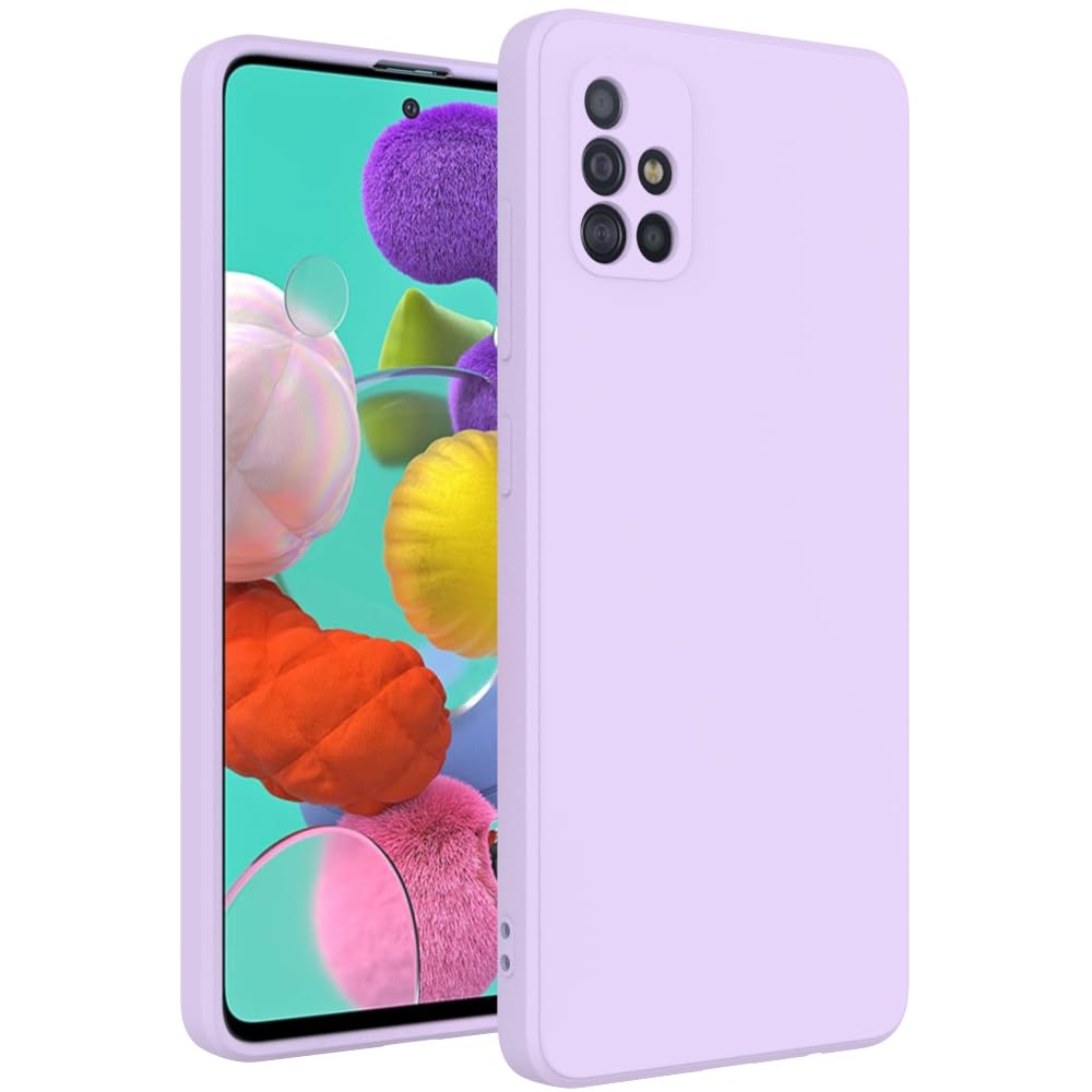 Wogroo For Samsung Galaxy A51 4G Case Purple, Scratch Resistant With Soft Touch, Slim Thin Phone Cover For Samsung Galaxy A51 4G