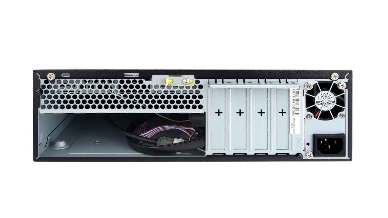 Inwin Cj712 Micro-Atx Chassis-8L Small Form Factor-Standard Flex Atx 265W Power Supply-Supports 3.5, 2.5 Hdd Bay-Front Ports Usb