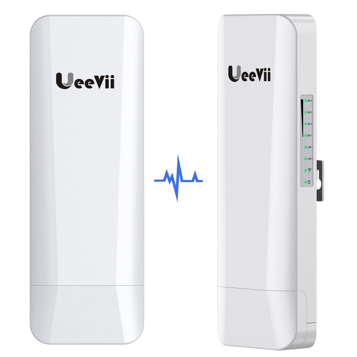 Wireless Bridge,Point To Point 5.8G Outdoor Bridge With 14Dbi Directional Antenna 3Km Long Range Working Distance 24V Poe Adapte