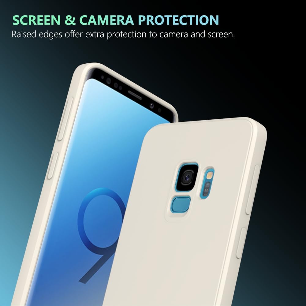 Wogroo For Samsung Galaxy S9 Plus Case White, Scratch Resistant With Soft Touch, Slim Thin Phone Cover For Samsung Galaxy S9 Plu