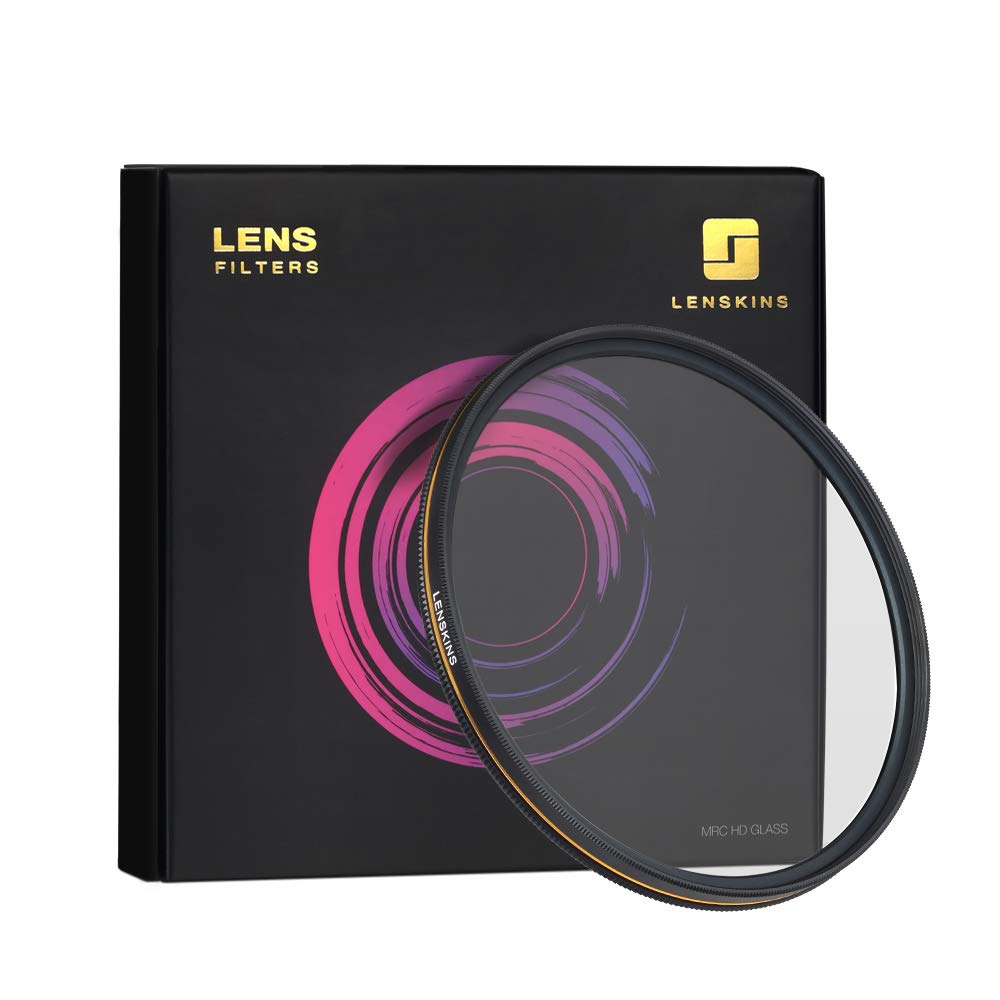 Lenskins 82Mm Cpl Circular Polarizing Filter, 30 Layer Multi Resistant Nano Coated Polarizer Filter With Hd Optics Glass, Ultra