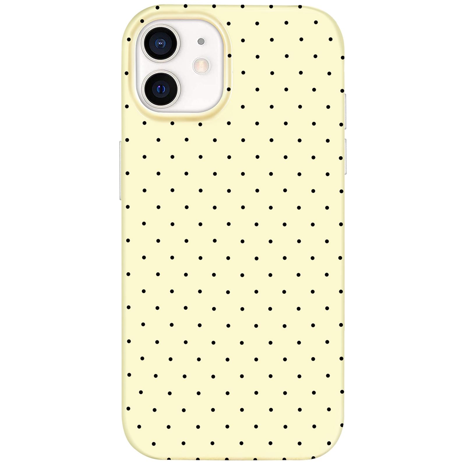 Hython for iPhone 11 Case Cute Polka Dot Aesthetic Design Simple Cover 6.1, Thin Slim Anti-Scratch Soft TPU Bumper Shockproof Ru