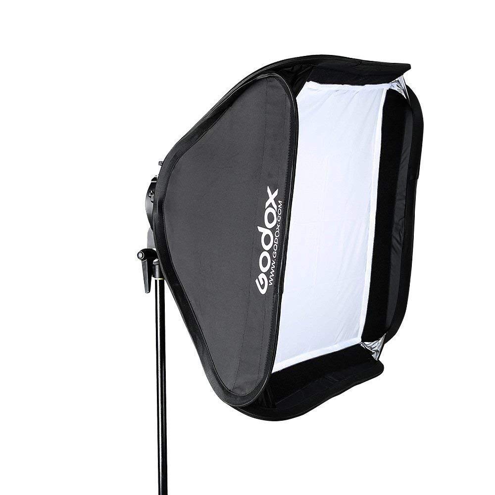 Godox Softbox 32''X32'' 80Cmx80Cm Fast Setup Foldable Bowens Mount Softbox, Photography Lighting Softbox For Camera Flash Photog