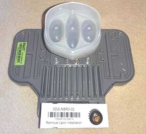 Ready To Install Package : Directv Hd Satellite Dish W/ Swm3 Lnb + Rg6 Coaxial Cables Included Ka/Ku Slim Line Dish Antenna Sl3