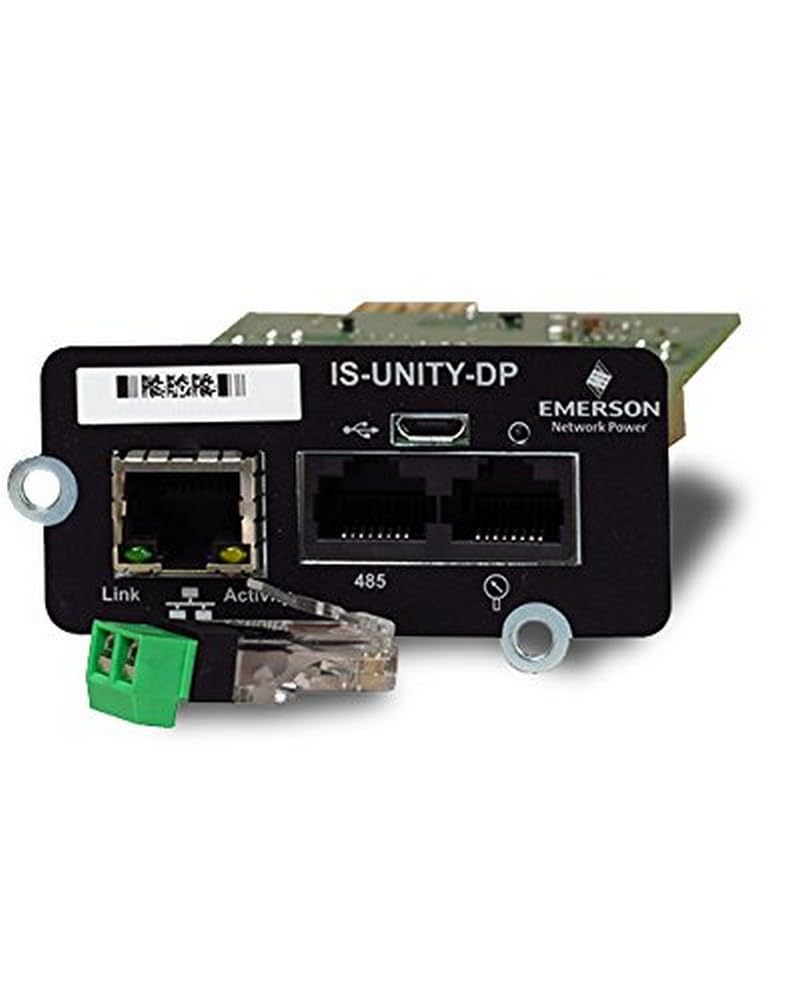 Vertiv Liebert IntelliSlot UnityDP  Network Card |Remote Monitoring Adapter | Dual Protocol (ISUNITYDP)