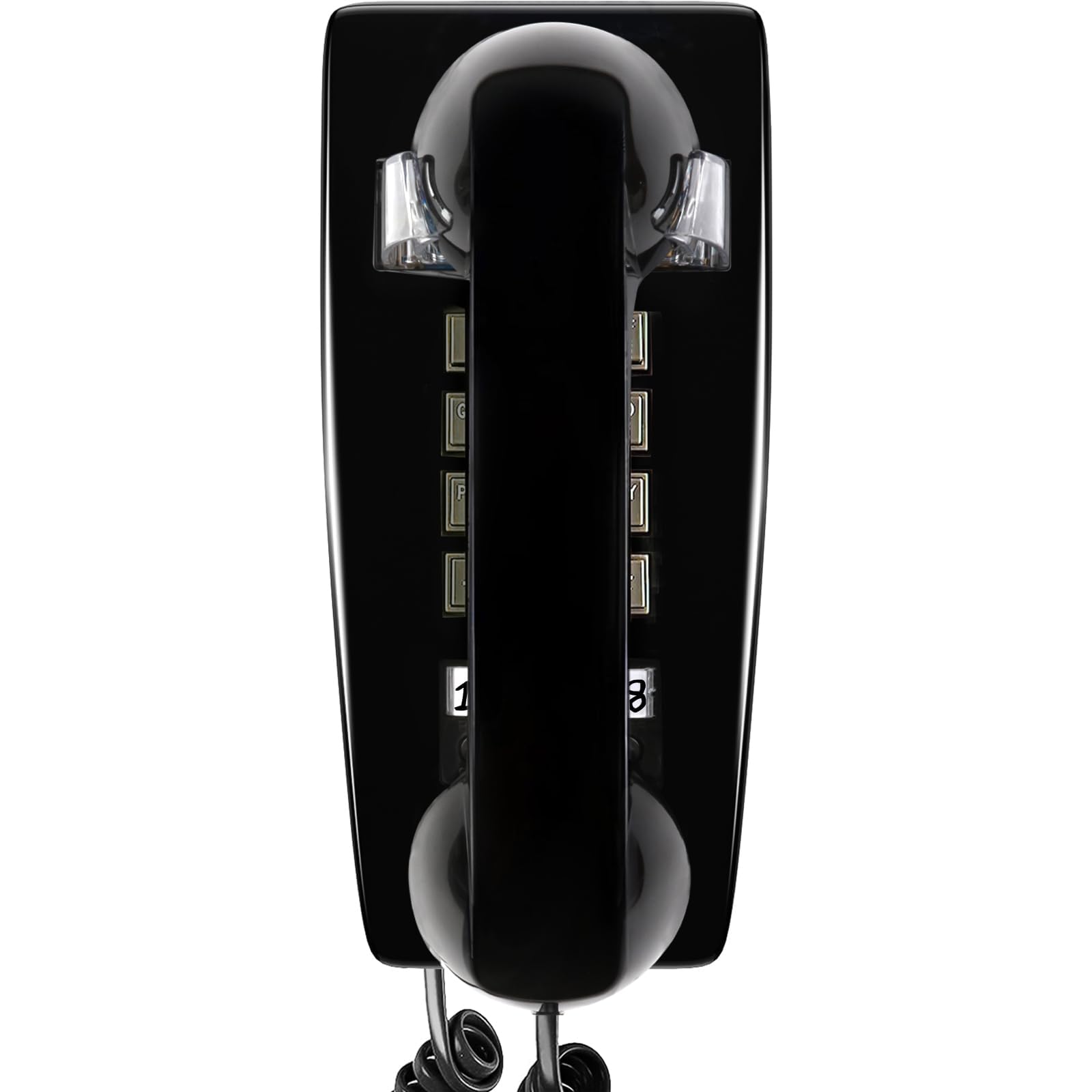 Sangyn Retro Wall Phones for Landline with Loud Mechanical Ringer Vintage Wall Mount Phone with Volume Adjustable Old Fashioned 