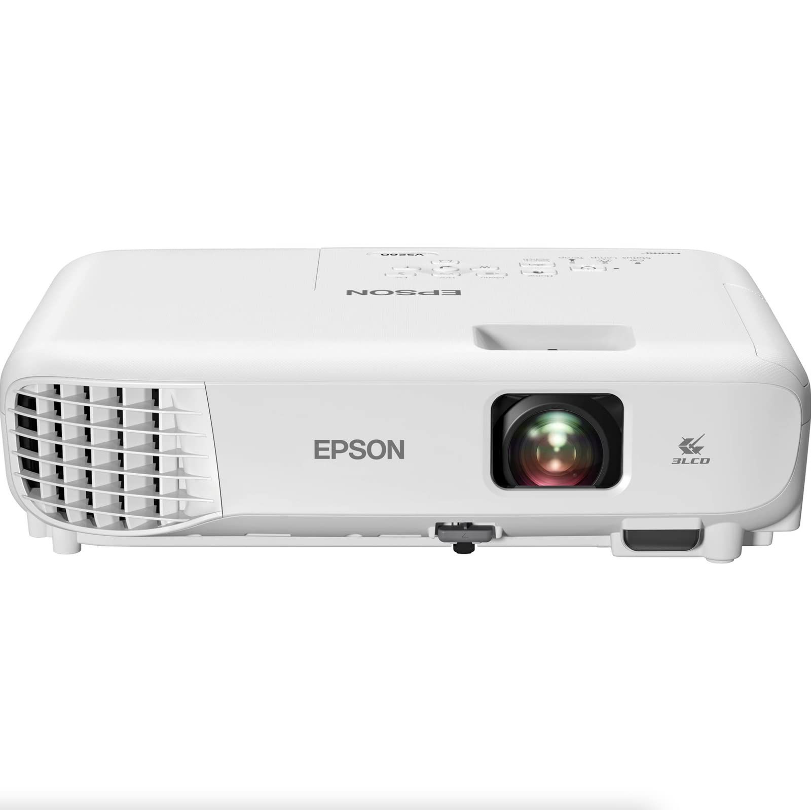 Epson Vs260 3 Chip 3Lcd Xga Projector, 3,300 Lumens Color Brightness, 3,300 Lumens White Brightness, Hdmi, Built In Speaker, 15,