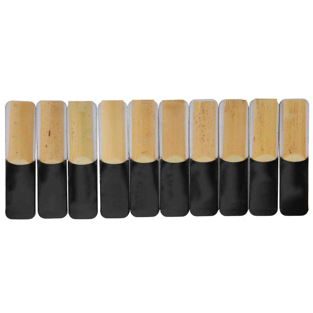 Vbestlife 10Pcs Tenor Saxophone Reed, 1.5 Strength Reeds For Tenor Sax Saxophone Music Instrument Accessories