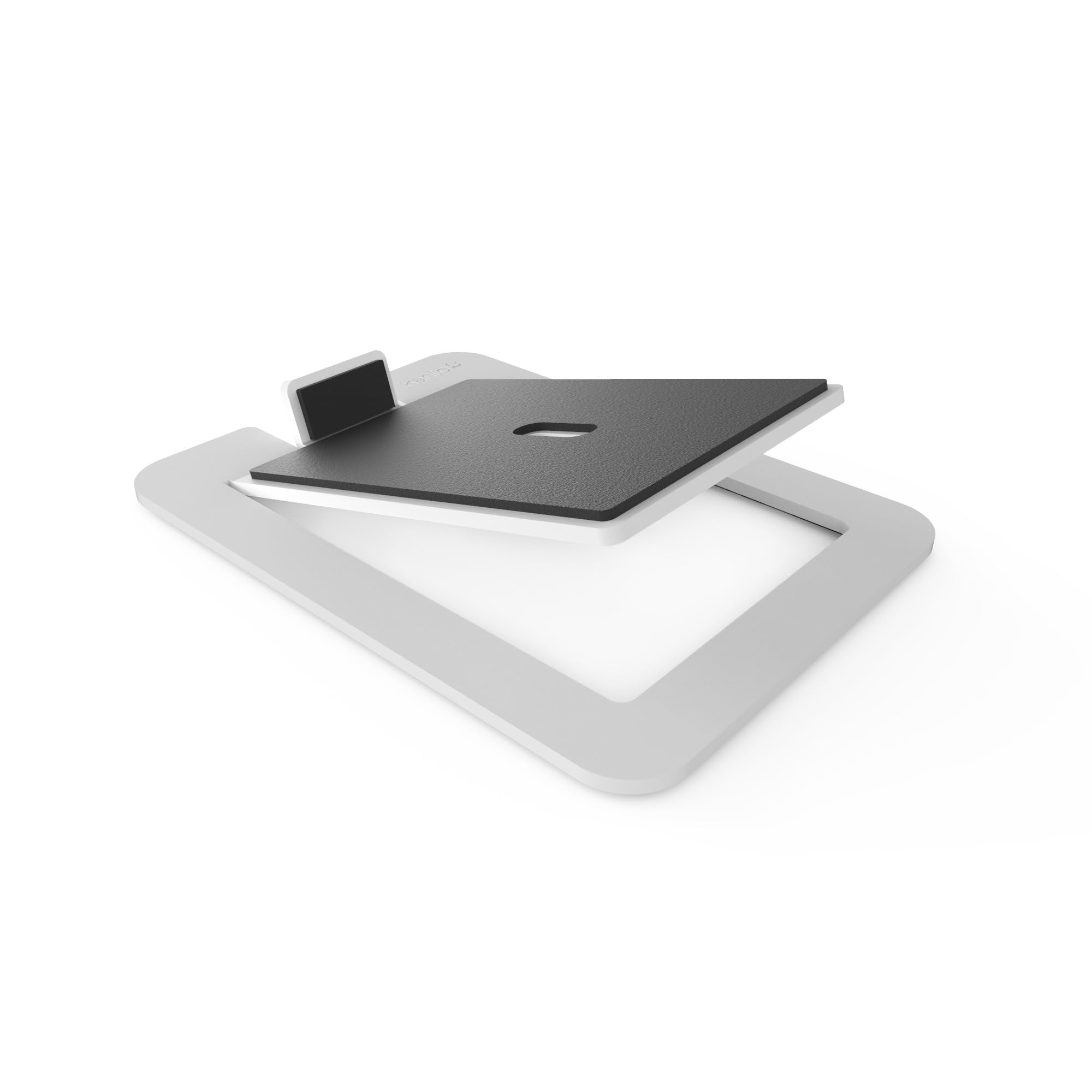 Kanto S6W Metal Speaker Stands For Large Speakers, White   2 Pack, 20 Lbs Capacity