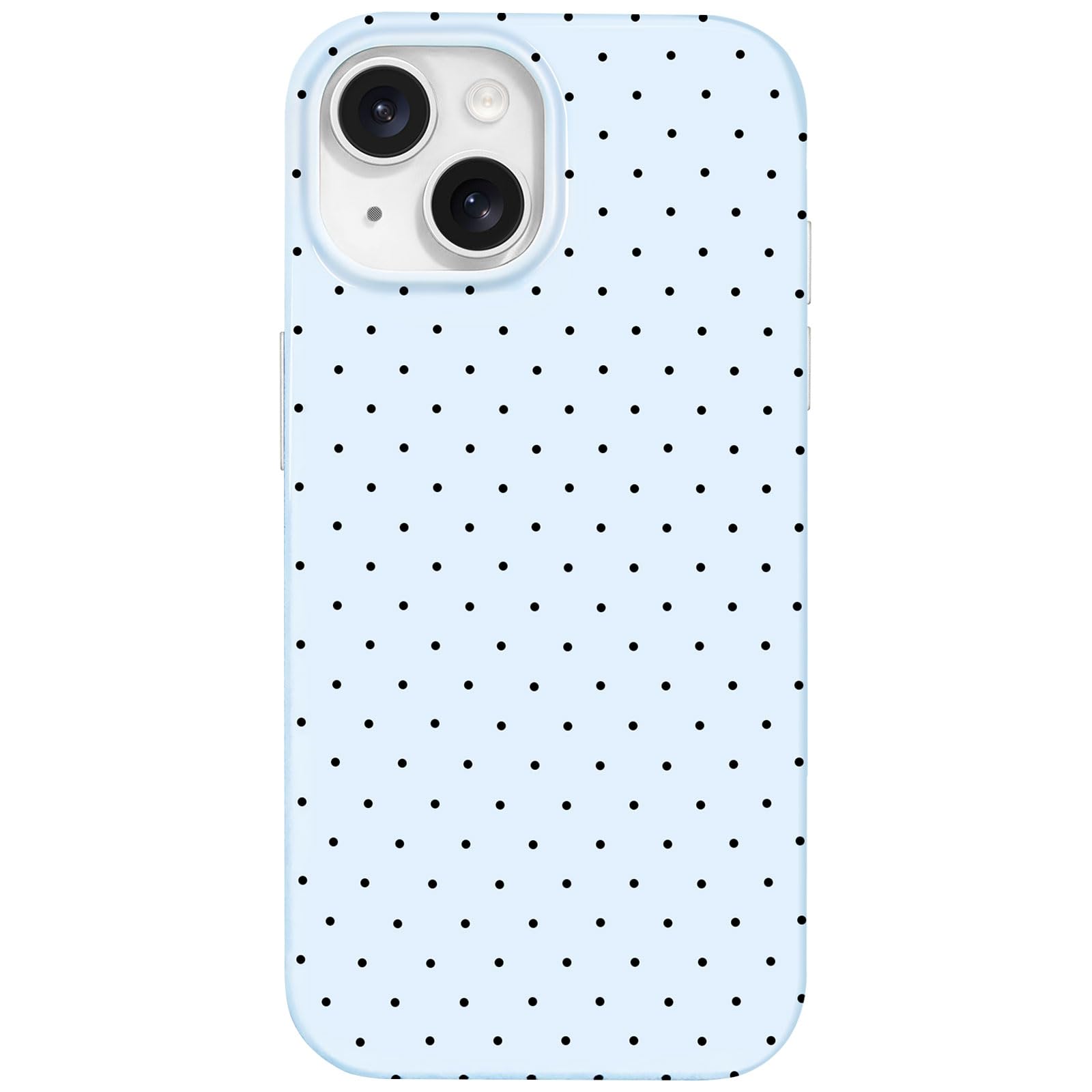Anuck for iPhone 14 Plus Case & for iPhone 15 Plus Case Polka Dot Phone Case, Cute Trendy Polka Dots Pattern Print Simple Soft T