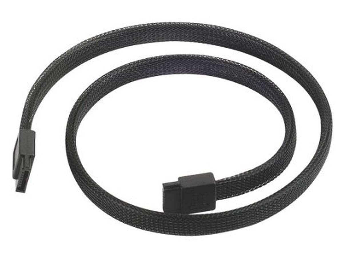 Silverstone Tek 180 Degree Sata Iii Cable With Non Scratch Locking Mechanism (Cp07)