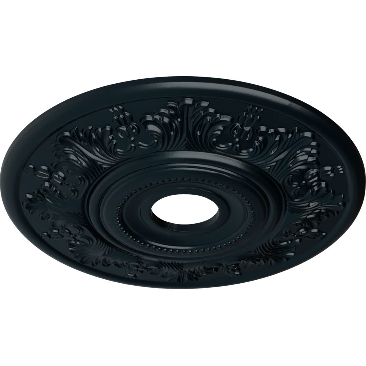 Ekena Millwork Cm20Vinsf Vienna Ceiling Medallion, 20''Od X 3 1/2''Id X 1 1/2''P, Hand Painted Night Shade