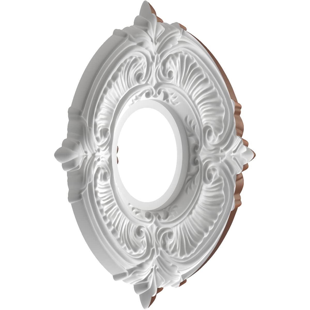 Ekena Millwork Cmp10Atdru Attica Thermoformed Pvc Ceiling Medallion (Fits Canopies Up To 4 1/8), 10Od X 3 1/2Id X 3/4P, Universa