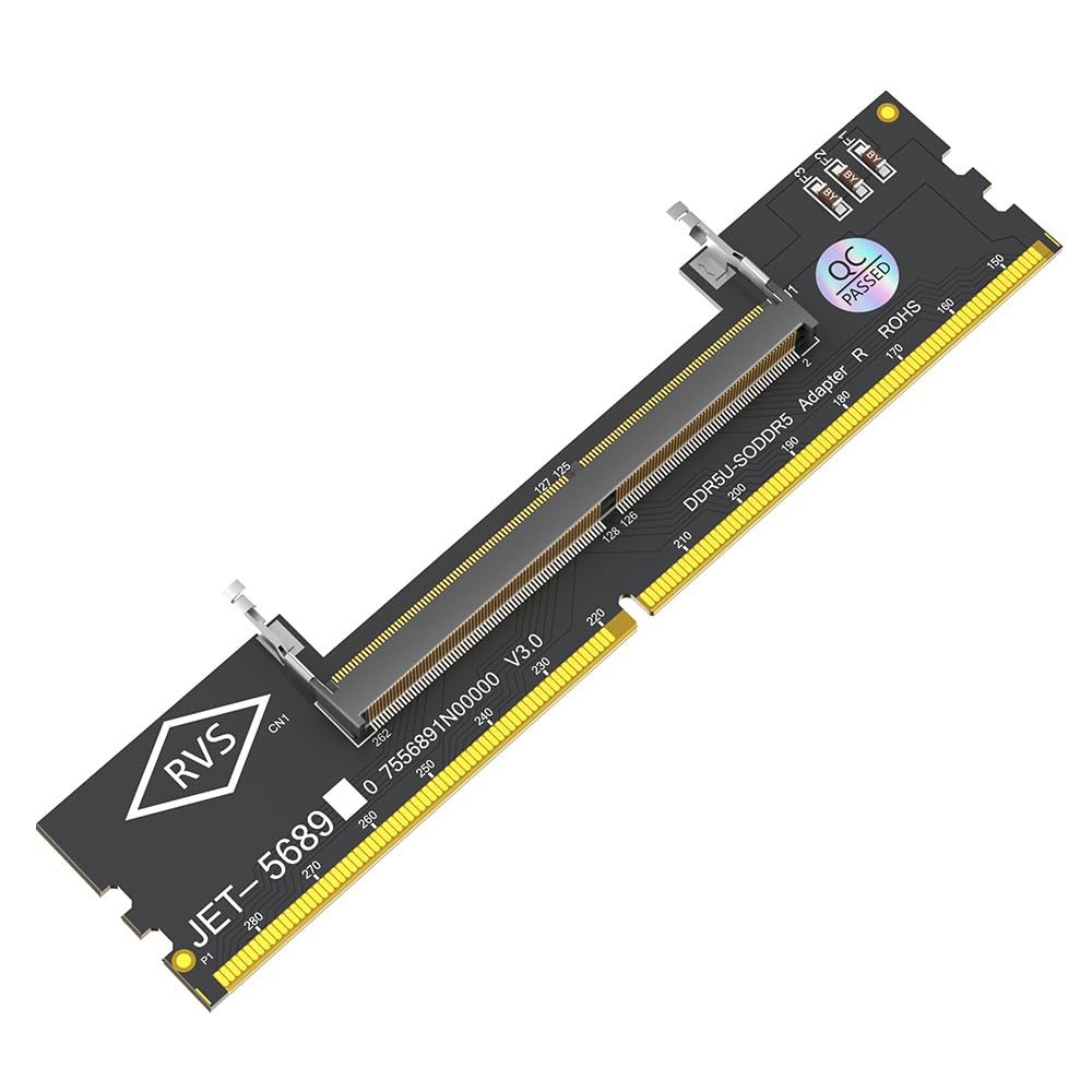 Laptop SO DDR5 RAM to Desktop DDR5 UDIMM Adapter Card Converter