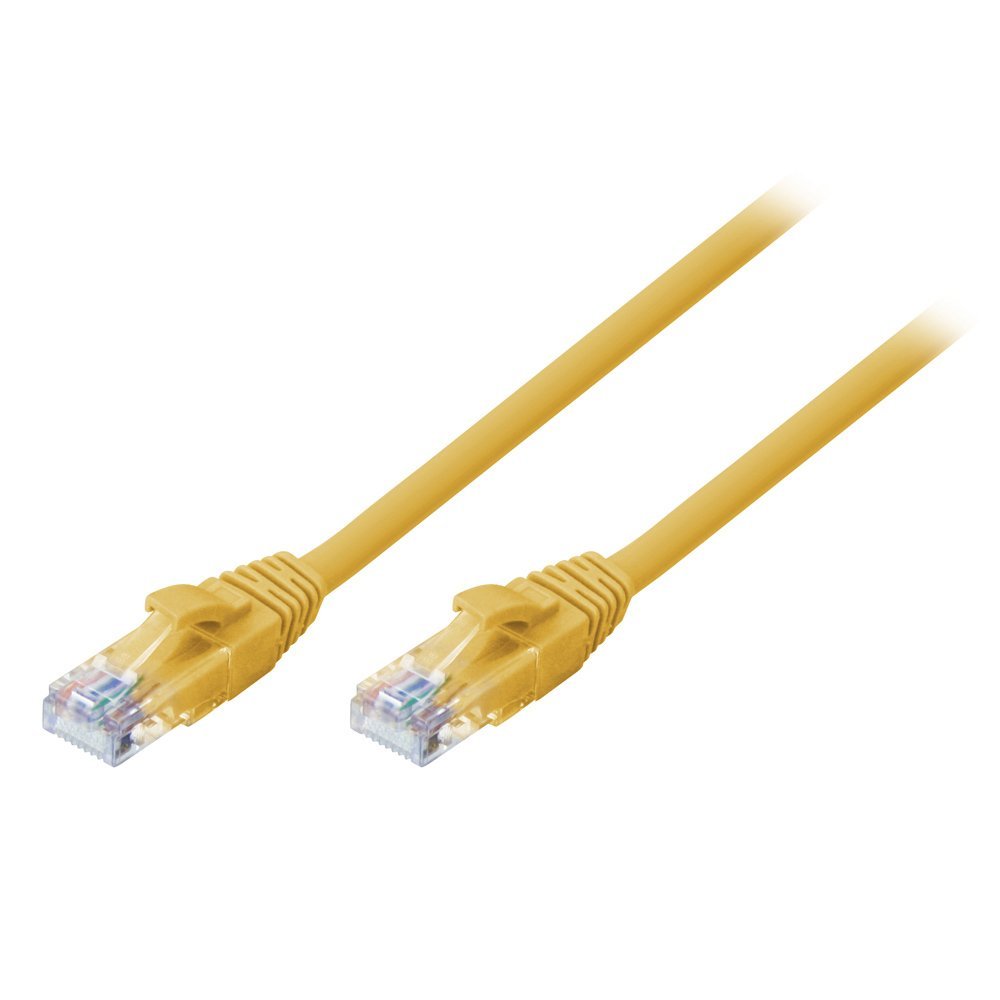 LINDY 1m Cat.6 U/UTP Network Cable, Yellow