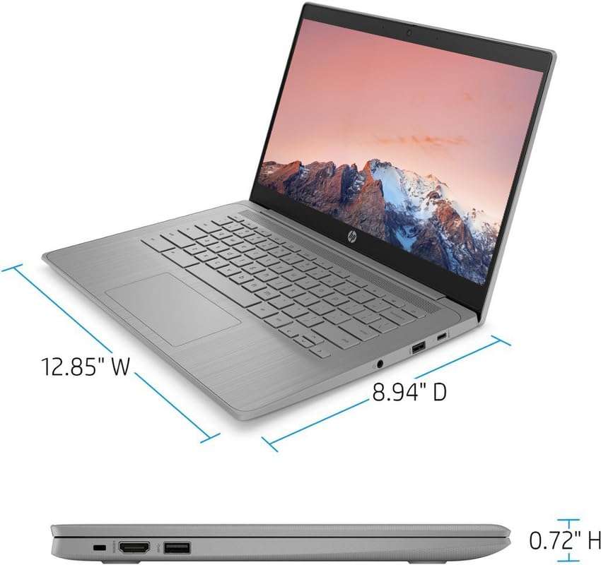 Hp Chromebook 14 Business & Student Laptop Computer, 4Gb Ram,320Gb Storage (64Gb Emmc + 256Gb Docking Station), 4-Cores Intel Ce