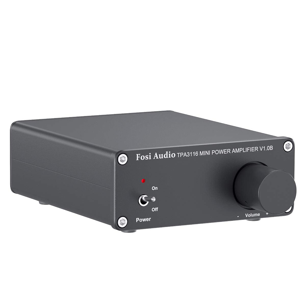 Fosi Audio V1.0B 2 Channel Amplifier Stereo Audio Amp Mini Hi Fi Class D Integrated Tpa3116 Amp For Home Speakers 50W X 2 With 1