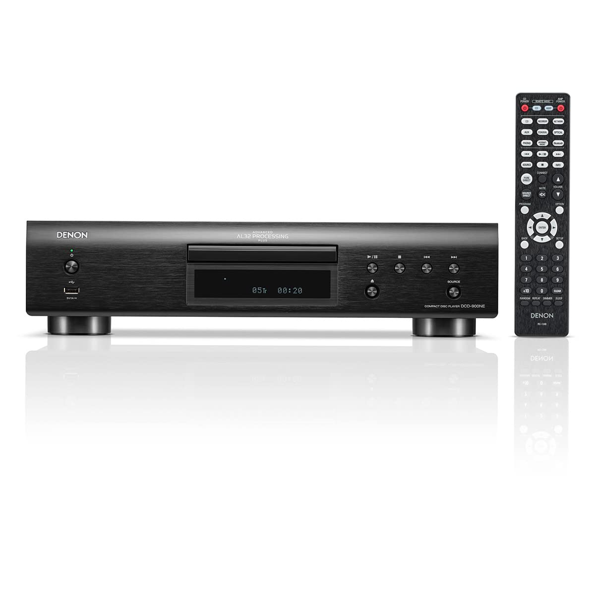 Denon Dcd 900Ne Cd Player With Advanced Al32 Processing Plus & Integrated Usb Port, Supports Hi Res Formats   Cd, Cd R/Rw, Mp3,