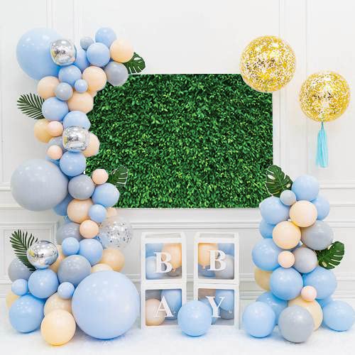 Lywygg 7X5Ft Green Leaves Photography Backdrops Nature Backdrop Birthday Background For Birthday Party Seamless Photo Booth Prop Backdrop Cp 87