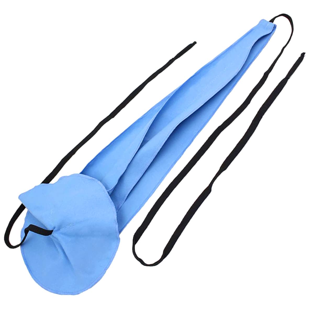 Tuoren Sax Saxophone Cleaning Cloth Saxophone Cleaner Swab For Body Pull Through Tube Inside Clean Microfiber Material Blue