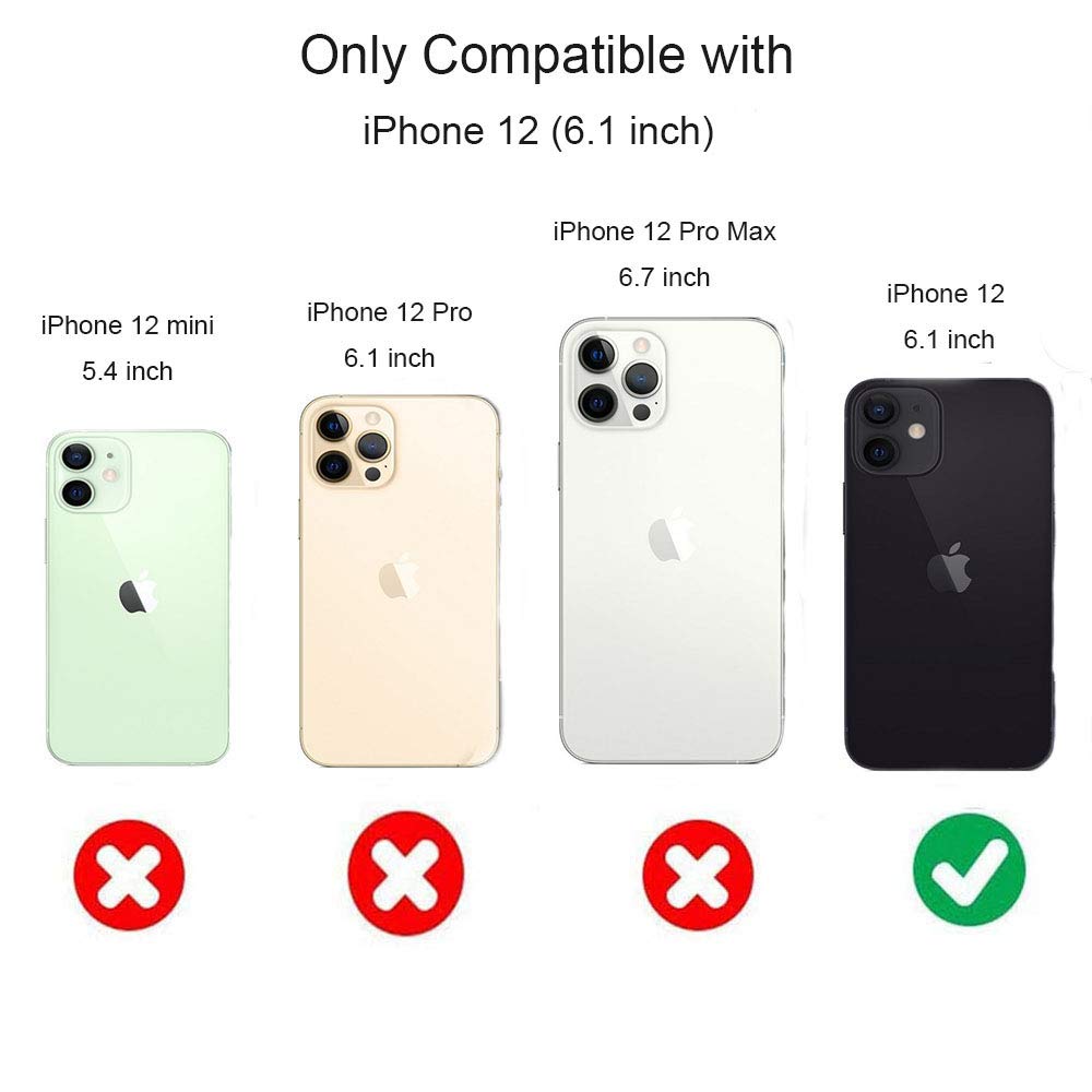 [2 Pack] Bling Crystal Camera Lens Protector Compatible With Iphone 12, Lntech Glitter Diamond Rear Camera Cover 3D Bling Diamon