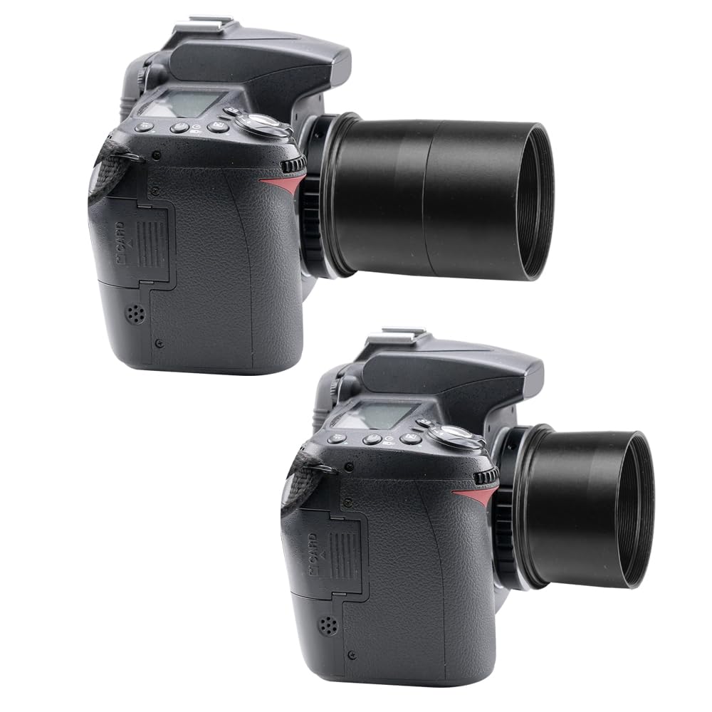 Starboosa 2 Inch Telescope Photo Adapter Extension Tube Kit   Dual 30Mm Extenders With M48X0.75 Threads For Cameras & Eyepieces   Perfect For Astrophotography
