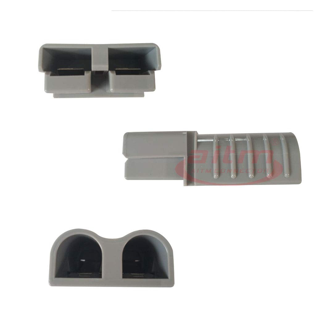Dent De Lion 120A Quick Connect Stainless Steel Modular Power Connectors (Grey, 2/4/6 Awg, 105C, 120V)