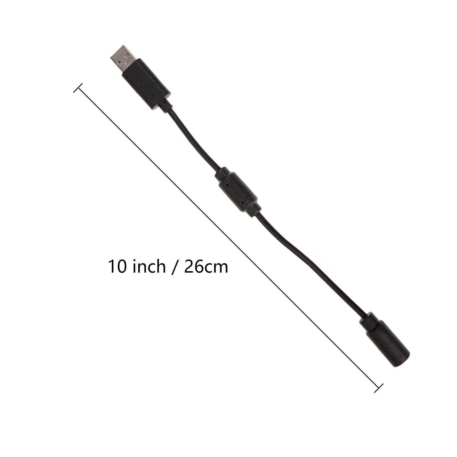 Jedihra 2 Pack Replacement Dongle Usb Breakaway Cable For Xbox 360 Wired Controllers, Extension Adapter Cable For Xbox 360 (2, 2