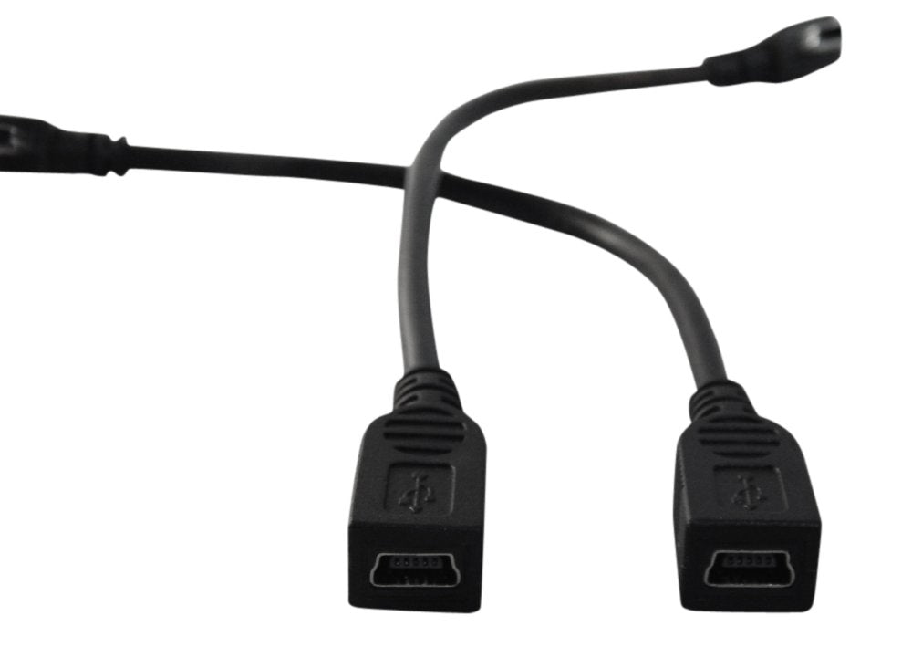 Ycs Basics 6 Inch Usb 2.0 Mini B Female To Left And Right Angle Mini B Male Extension Cables