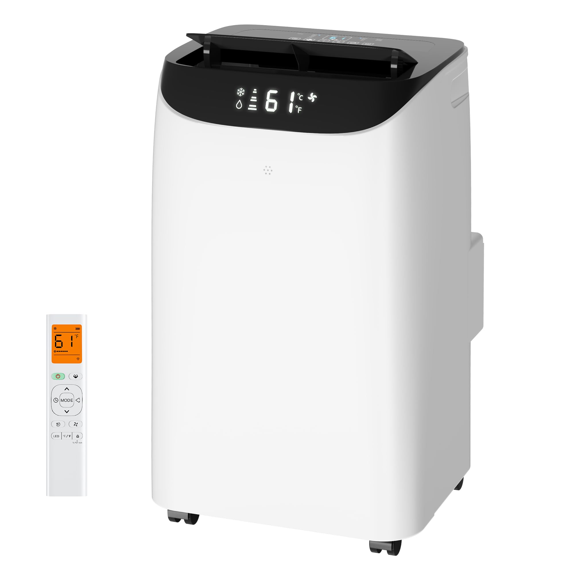Inverter 16000 BTU Portable Air Conditioner, 3 in 1 Portable Ac Unit Cools Up for Rooms 850 Sq. Ft, Dual Hose Standing AC for Be
