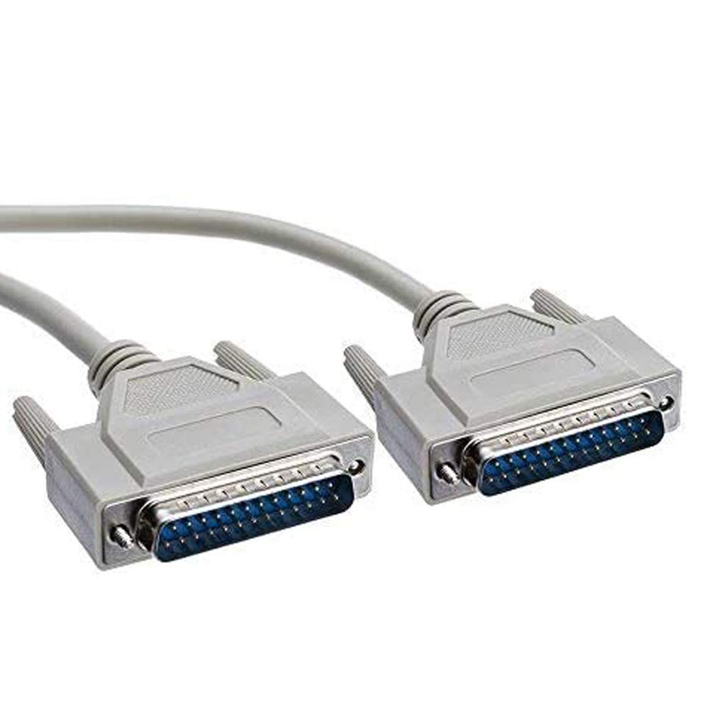 Yohii 14.7 Ft/ 4.5M Db25 Male To Male Parallel Printer Extension Cable Serial Rs232 Cable  (G7.23)
