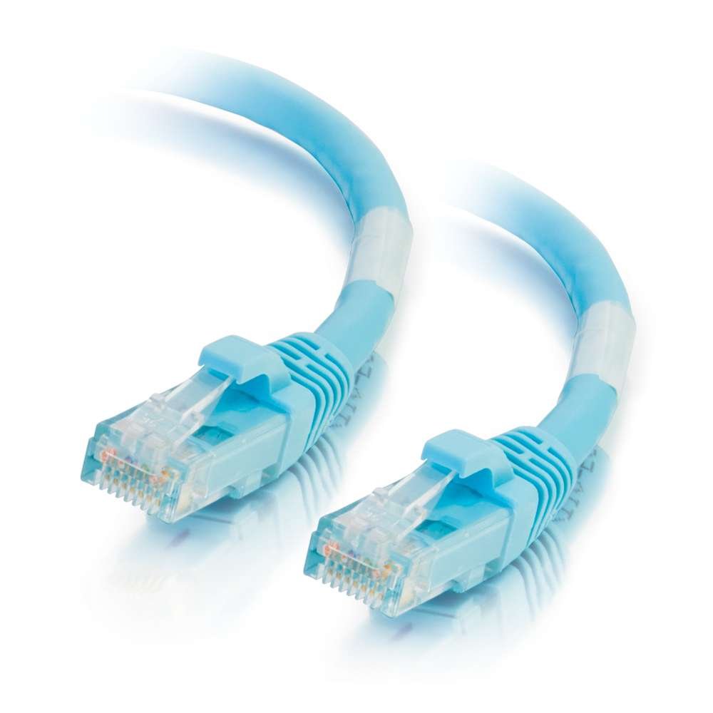 C2G 00766 Cat6A Cable   Snagless Unshielded Ethernet Network Patch Cable, Aqua (10 Feet, 3.04 Meters)