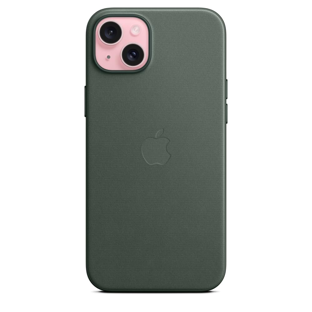 Apple Iphone 15 Plus Finewoven Case With Magsafe   Evergreen