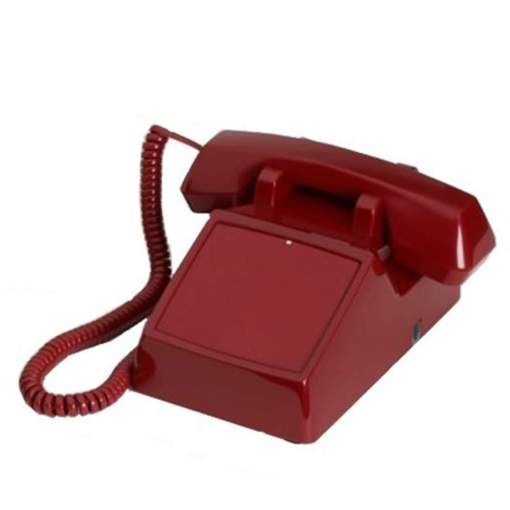 Industrial No Dial Hot Dialer (Auto Dial) Desk Phone   Red By Hqtelecom