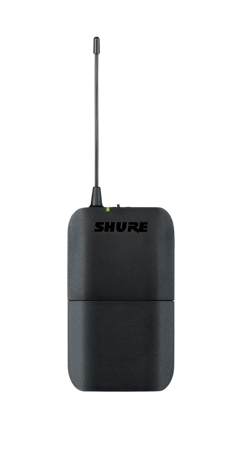 Shure Blx1 Wireless Bodypack Transmitter With On/Off Switch, Adjustable Gain Control, Tqg Connector   For Use With Blx Wireless