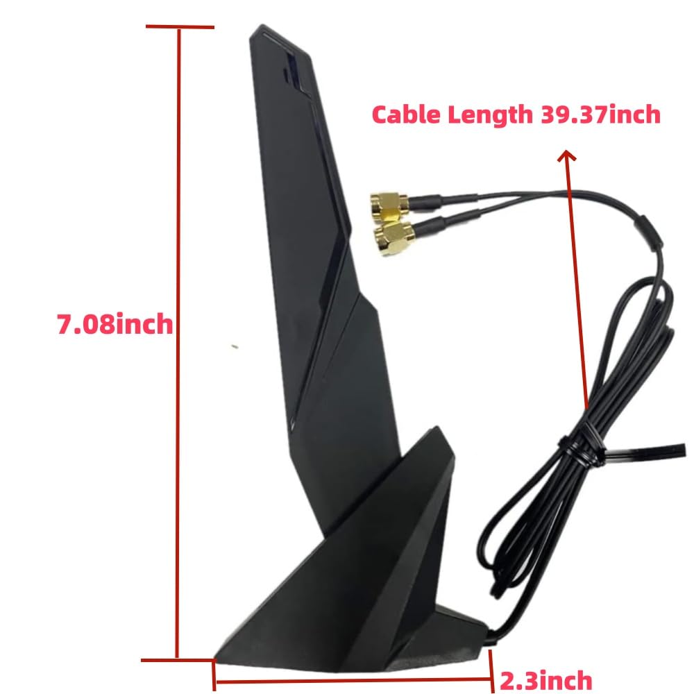 Samxi Sma Wifi 6E 2T2R Antenna 2.4G/5G Dual Band For Gigabyte Aorus Z390 Z490 Z590 X470 X570 X570S X570I H470 B460 H470I B450 B5