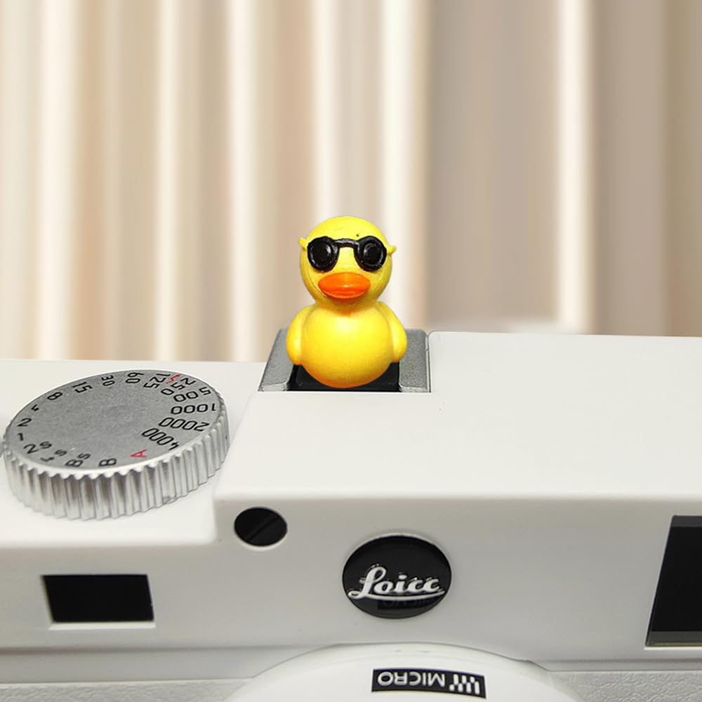 Slr Camera Hot Shoe Boot Cover Cap,Dustproof Hot Shoe Protector,Compatible With Sony Fuji Canon Nikon Pentax Leica (2Pcs Duck)